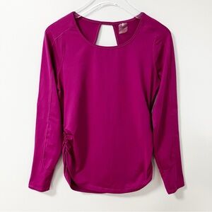 Calia | Pink Open Back Top M